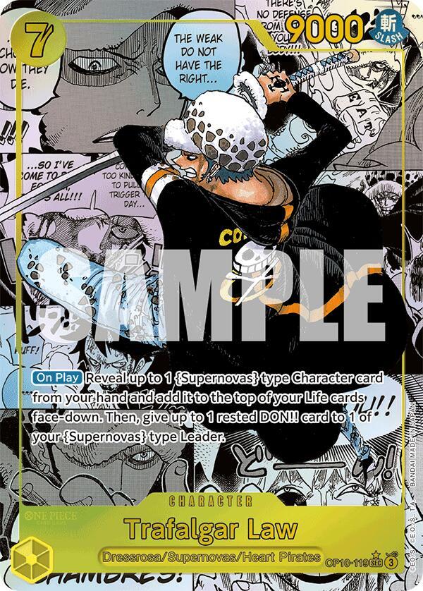 Trafalgar Law OP10-119 (Royal Blood)  - Manga Foil