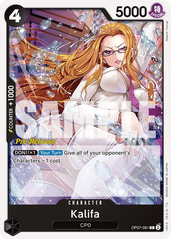 Kalifa OP07-081 (500 Years in the Future Pre-Release Cards) 