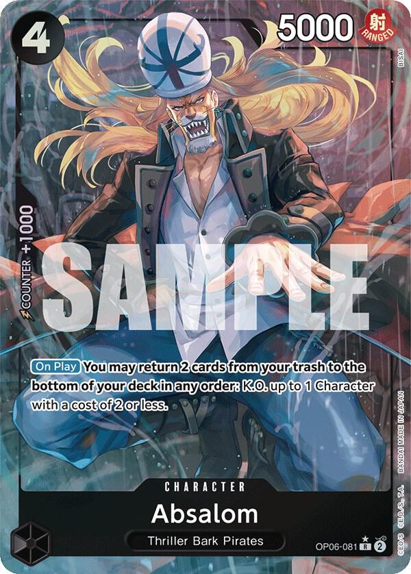 Absalom OP06-081 (Wings of the Captain)  - Alternate Art Foil