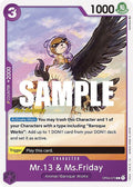 Mr.13 & Ms.Friday OP04-073 (Kingdoms of Intrigue Pre-Release Cards) 