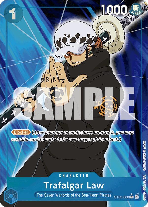 Trafalgar Law ST03-008 (Premium Booster -The Best-)  - Full Art Foil