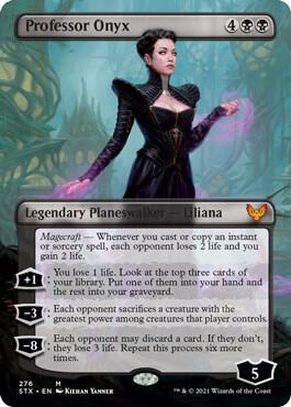 Professor Onyx Borderless 276 (Strixhaven: School of Mages)  - Foil