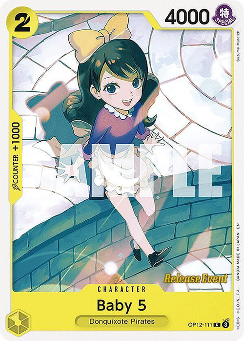 Baby 5 111 OP12-111 (Legacy of the Master Release Event Cards) 