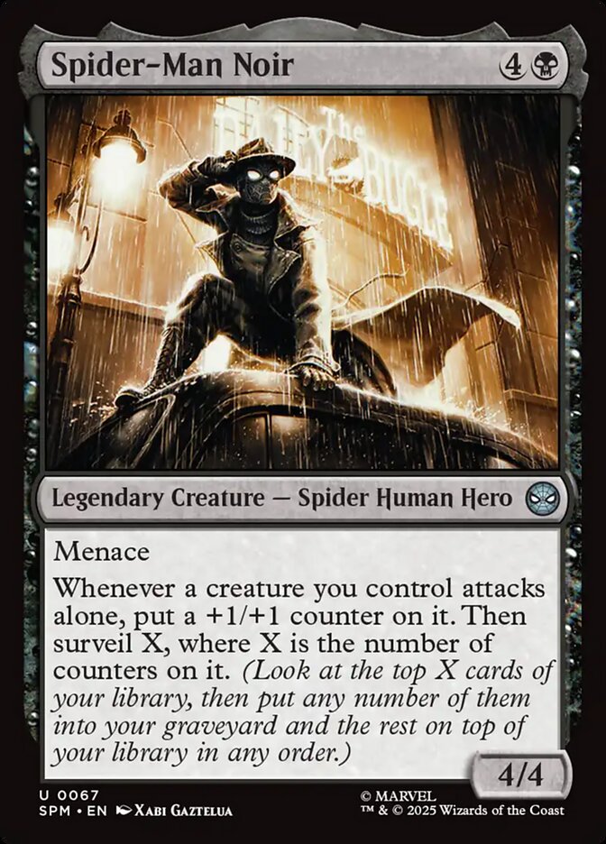 Spider-Man Noir 67 (Marvel's Spider-Man)  - Foil