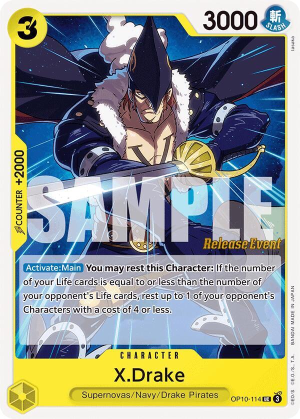 X.Drake OP10-114 (Royal Blood Release Event Cards) 