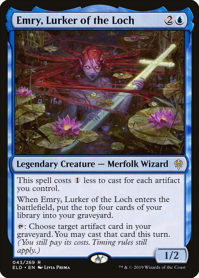 Emry, Lurker of the Loch 43 (Throne of Eldraine)  - Foil