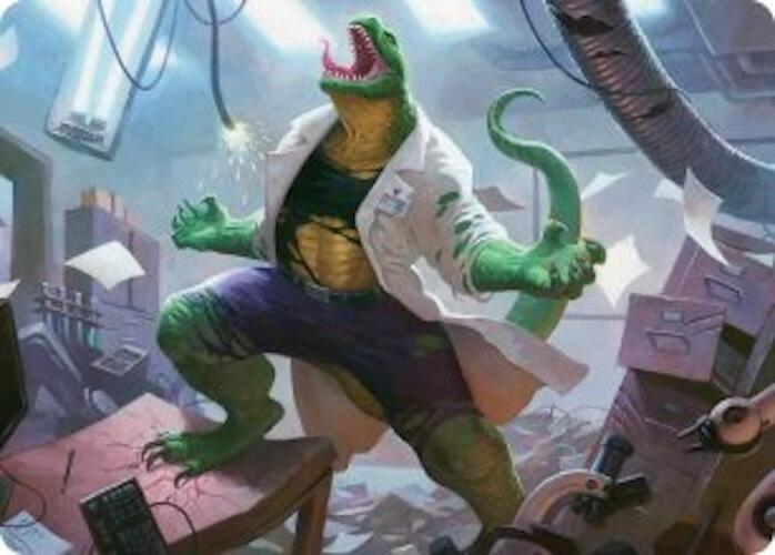Lizard Connorss Curse Art Card 18 (Art Series: Marvel's Spider-Man) 
