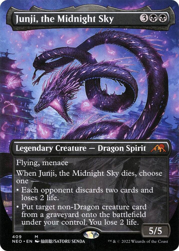 Junji, the Midnight Sky 409/302 (Kamigawa: Neon Dynasty)  - Borderless
