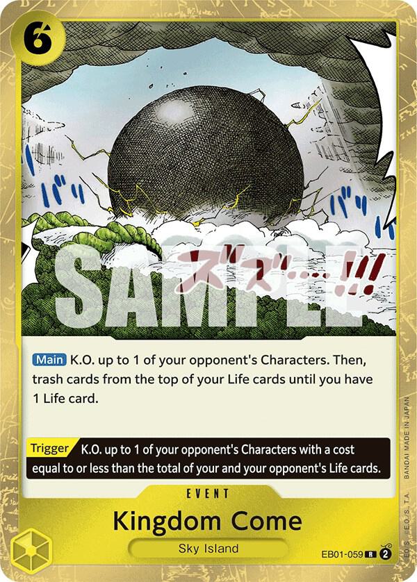 Kingdom Come EB01-059 (Extra Booster: Memorial Collection)  - Foil