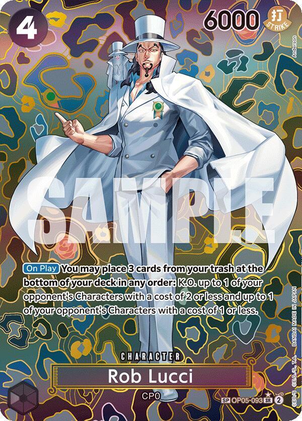 Rob Lucci OP05-093 (Emperors in the New World)  - Special Foil