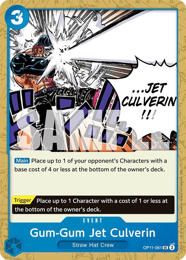 Gum-Gum Jet Culverin OP11-061 (A Fist of Divine Speed) 
