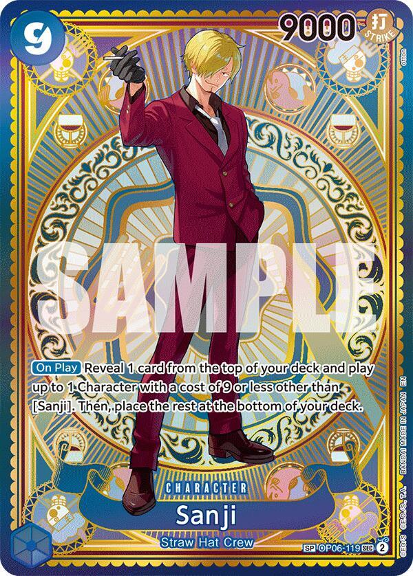 Sanji OP06-119 (A Fist of Divine Speed)  - Special Foil