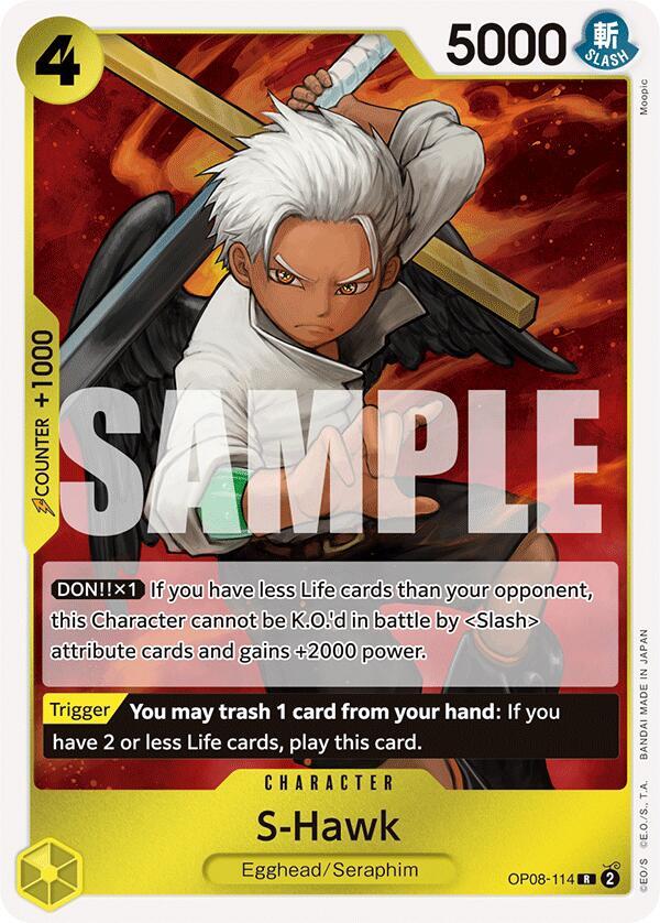 S-Hawk OP08-114 (Two Legends)  - Foil