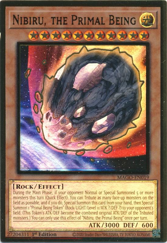 Nibiru the Primal Being MAGO-EN019 (Maximum Gold)  - 1st Edition