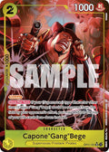 Capone"Gang"Bege OP11-101 (A Fist of Divine Speed)  - Alternate Art Foil