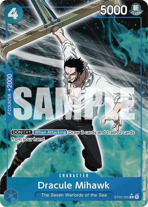 Dracule Mihawk ST03-005 (Premium Booster -The Best-)  - Full Art Foil