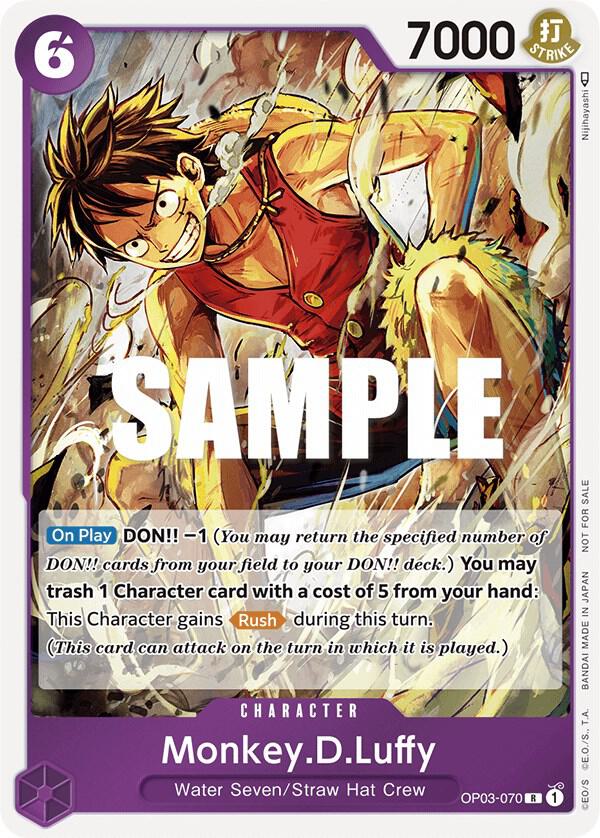 Monkey.D.Luffy (Dash Pack) OP03-070 (Kingdoms of Intrigue)  - Foil