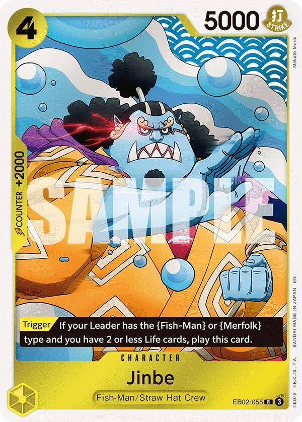 Jinbe EB02-055 (Extra Booster: Anime 25th Collection)  - Foil