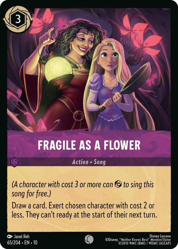 Fragile as a Flower 65/204 (Whispers in the Well)  - Cold Foil