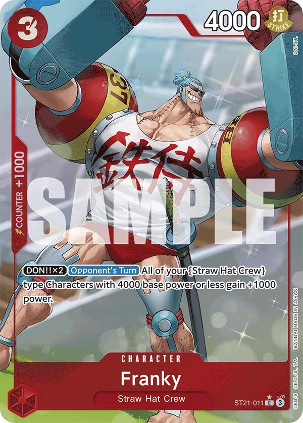 Franky ST21-011 (Starter Deck EX: Gear 5)  - Parallel Foil