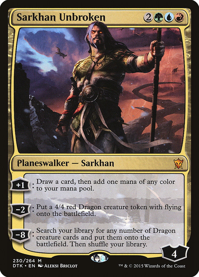 Sarkhan Unbroken 230 (Dragons of Tarkir) 