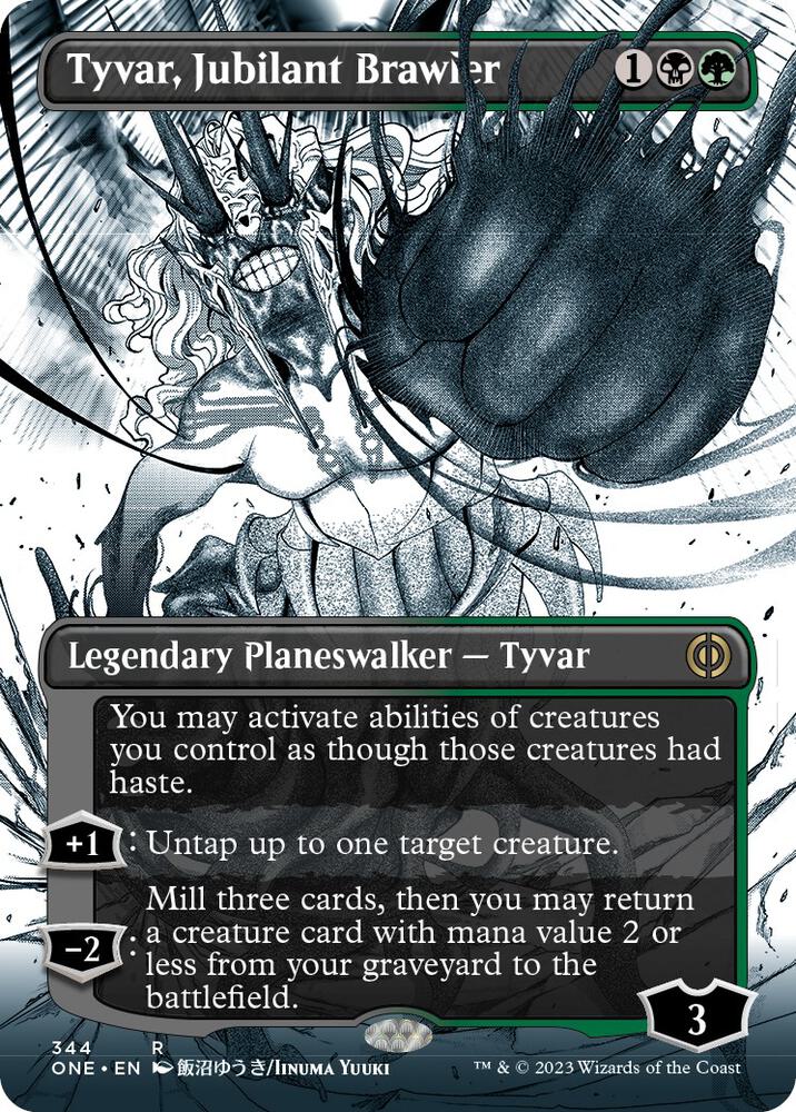Tyvar, Jubilant Brawler 344 (Phyrexia: All Will Be One)  - Borderless
