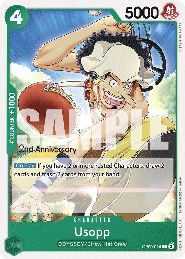 Usopp OP09-024 (Emperors in the New World: 2nd Anniversary Tournament Cards) 