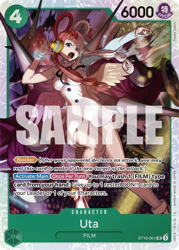 Uta ST16-001 (Starter Deck 16: GREEN Uta)  - Foil