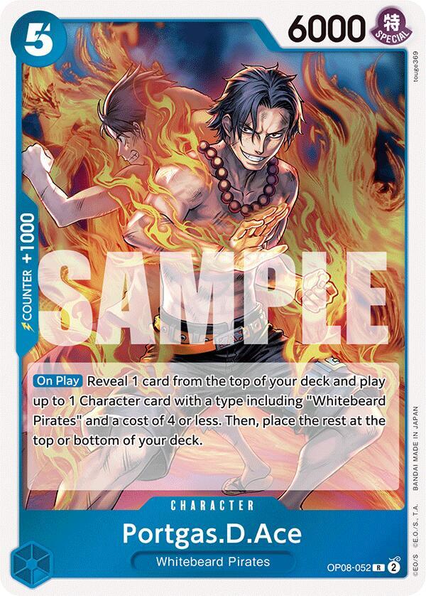 Portgas.D.Ace OP08-052 (Two Legends)  - Foil