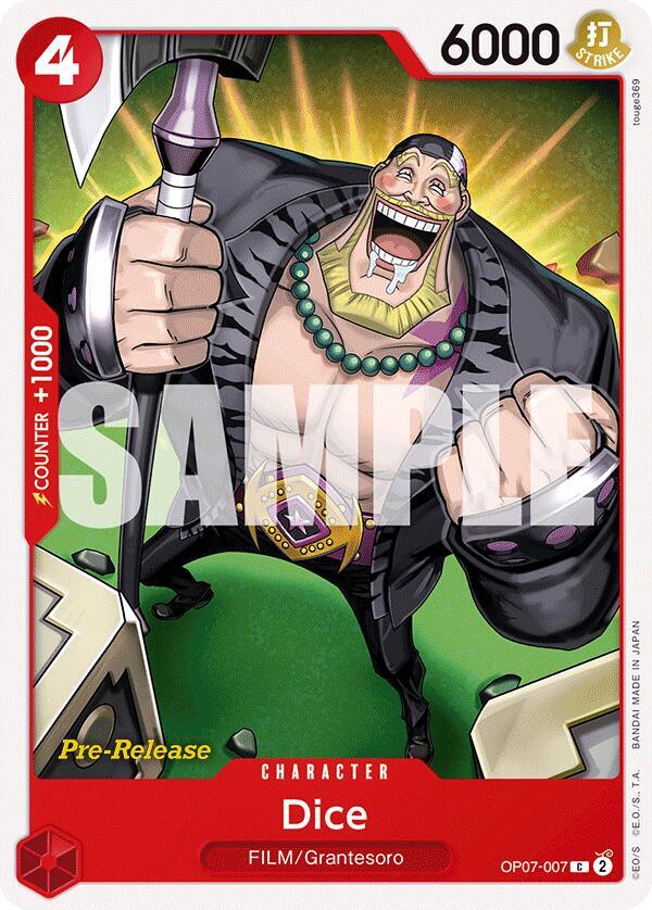 Dice OP07-007 (500 Years in the Future Pre-Release Cards) 