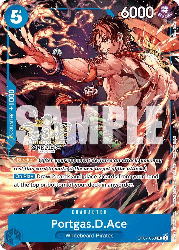 PortgasDAce OP07 053 3rd Anniversary Tournament 3 Brothers Pack OP07-053 (Carrying On His Will: 3rd Anniversary Tournament Cards) 