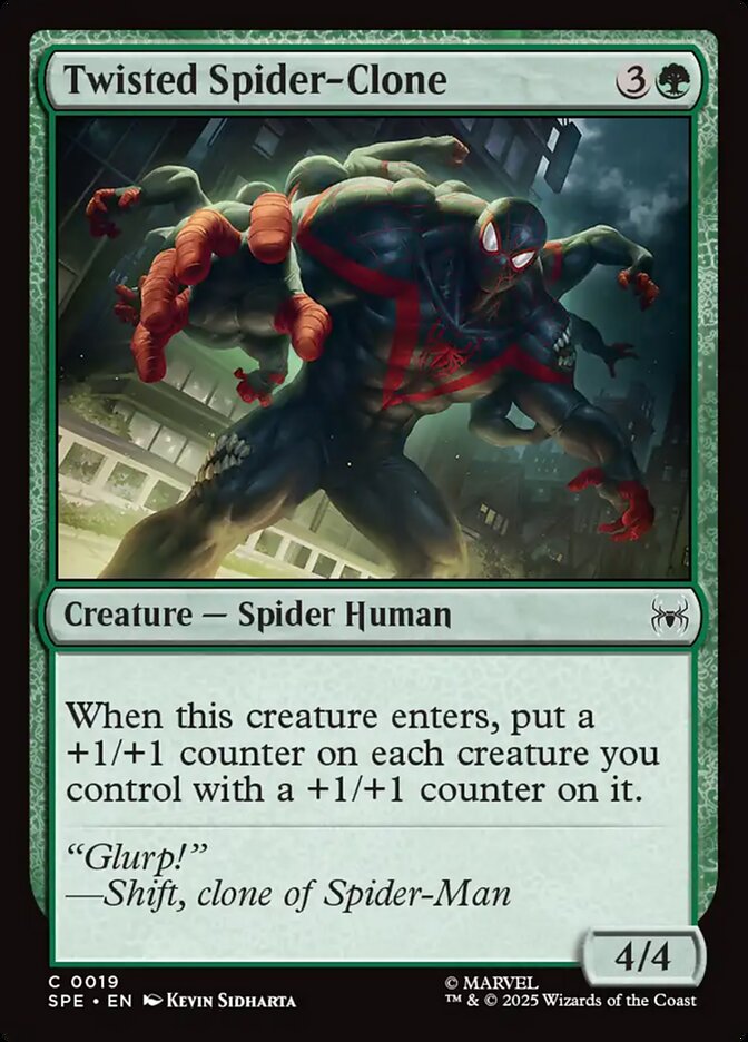 Twisted Spider-Clone 19/20 (Marvel's Spider-Man: Eternal-Legal)  - Foil
