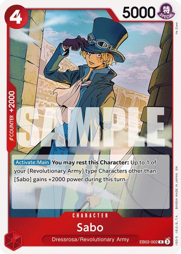 Sabo EB02-002 (Extra Booster: Anime 25th Collection)  - Foil