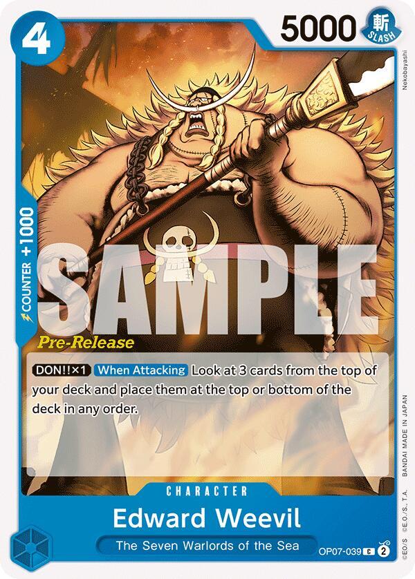 Edward Weevil OP07-039 (500 Years in the Future Pre-Release Cards) 