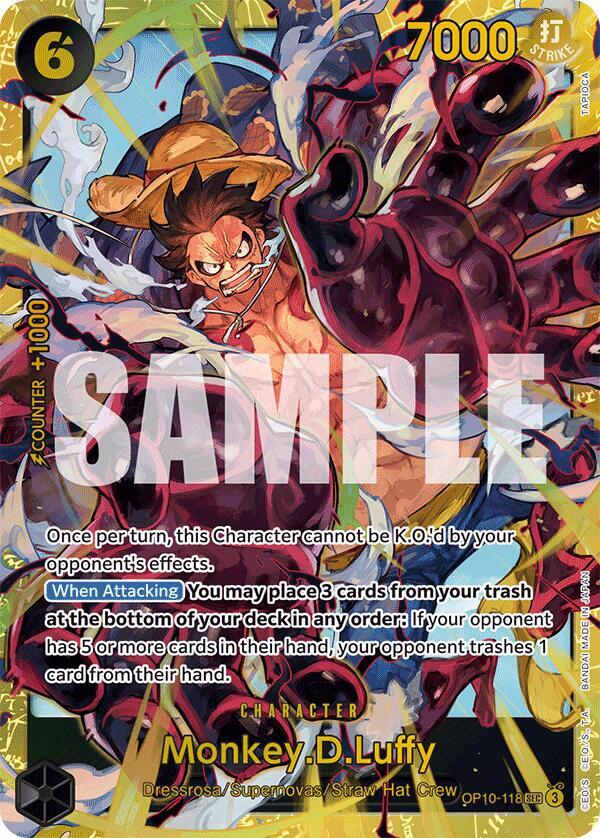 Monkey.D.Luffy OP10-118 (Royal Blood)  - Foil