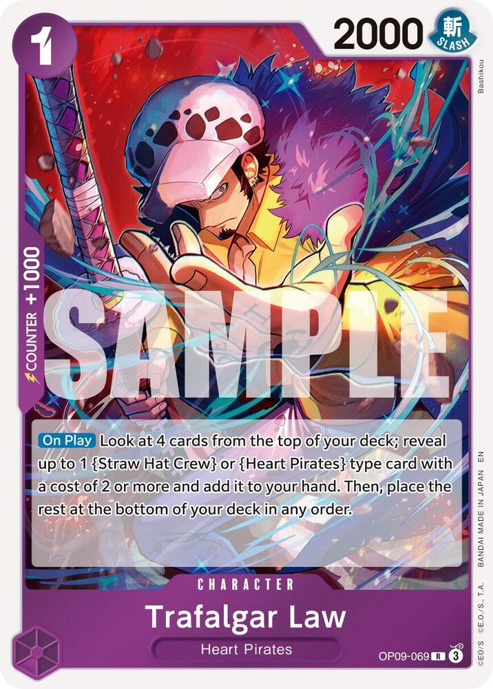 Trafalgar Law (Reprint) OP09-069 (Premium Booster -The Best- Vol. 2)  - Foil