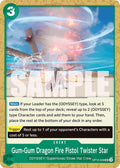 Gum-Gum Dragon Fire Pistol Twister Star OP10-039 (Royal Blood) 