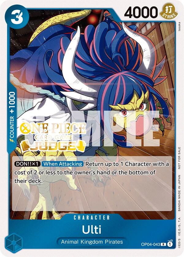 Ulti Judge Pack Vol 3 OP04-043 (One Piece Promotion Cards)  - Foil