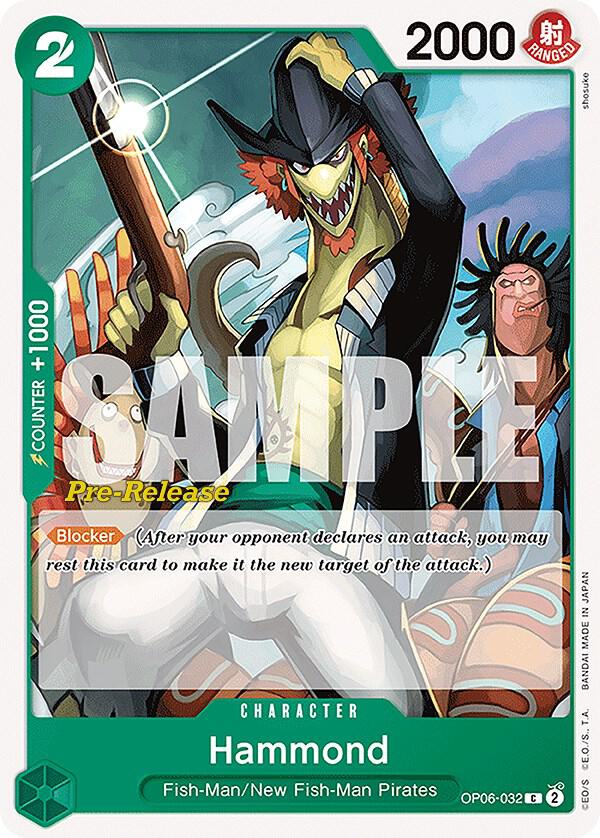 Hammond OP06-032 (Wings of the Captain Pre-Release Cards) 