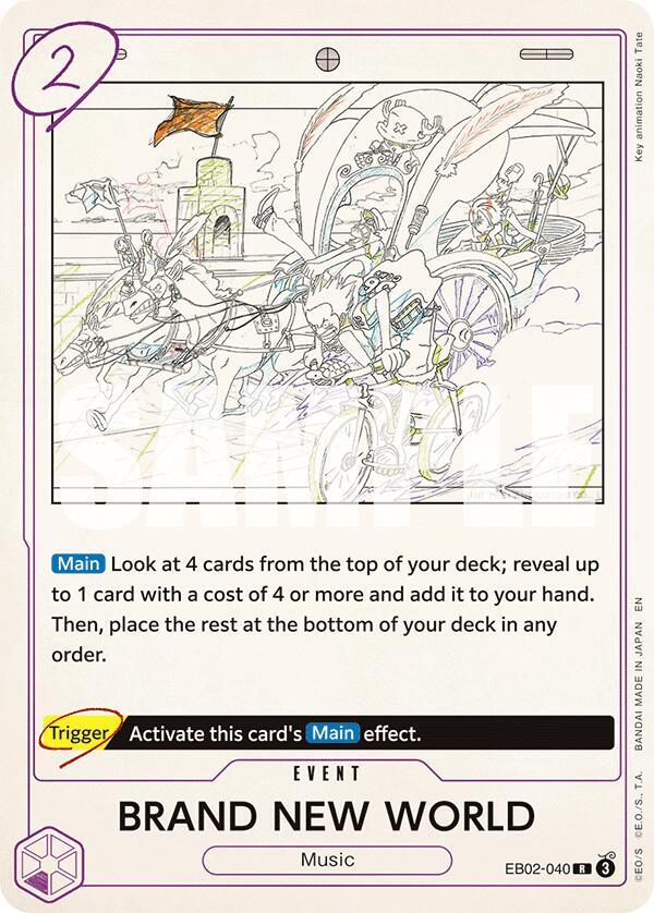 BRAND NEW WORLD EB02-040 (Extra Booster: Anime 25th Collection)  - Foil