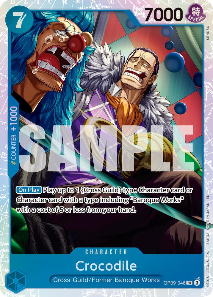 Crocodile (Reprint) OP09-046 (Premium Booster -The Best- Vol. 2)  - Foil