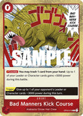 Bad Manners Kick Course OP04-016 (Kingdoms of Intrigue)  - Foil