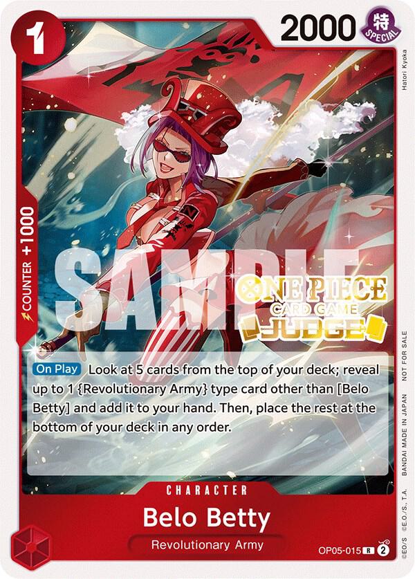Belo Betty (Judge Pack Vol.3) OP05-015 (One Piece Promotion Cards)  - Foil