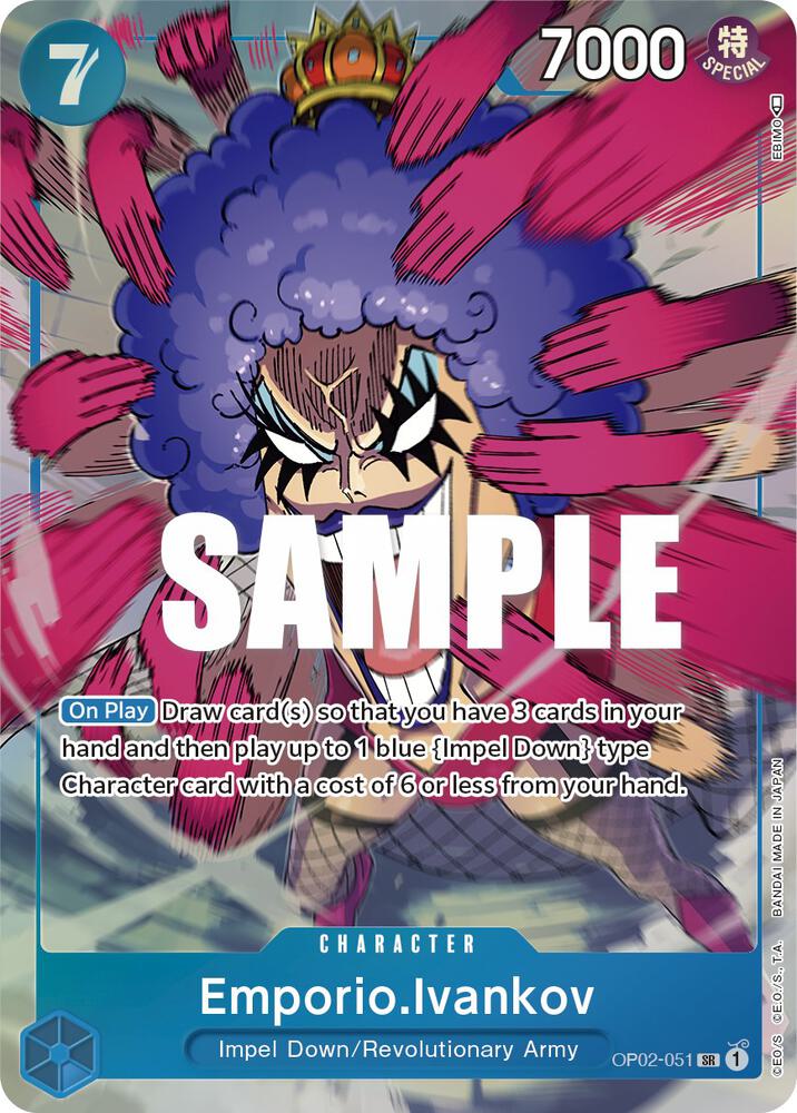 EmporioIvankov 051 Alternate Art OP02-051 (Paramount War)  - Foil