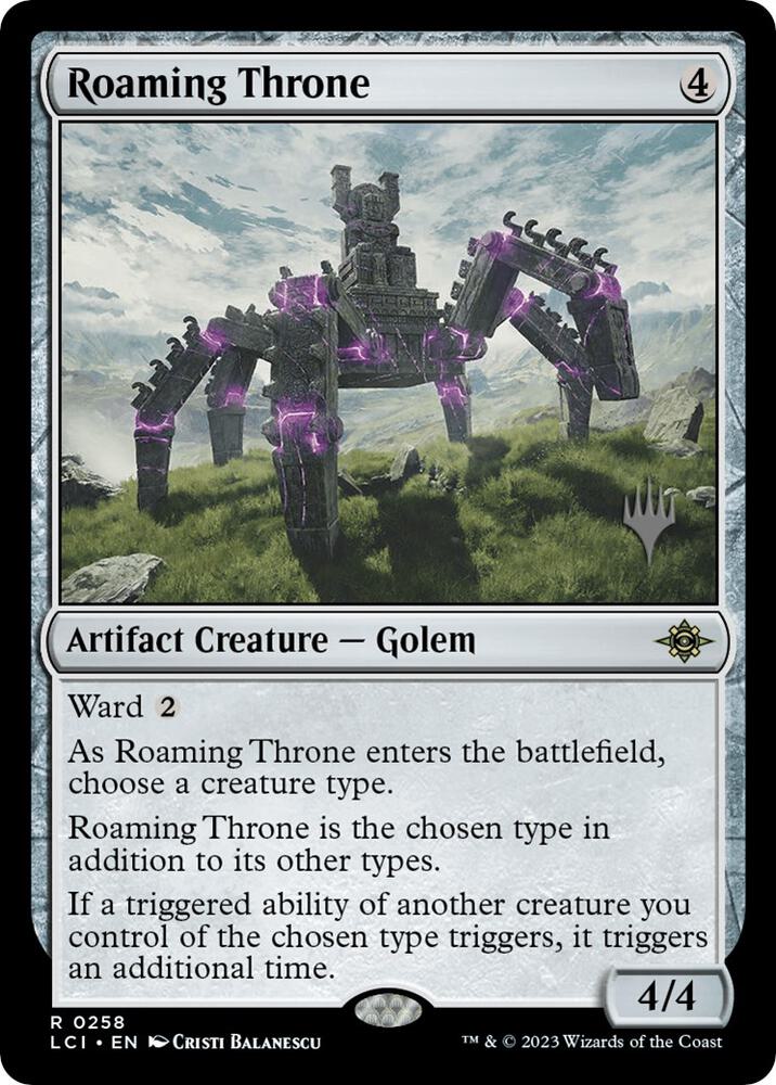 Roaming Throne 258p/138 (Promo Pack: The Lost Caverns of Ixalan)  - Foil