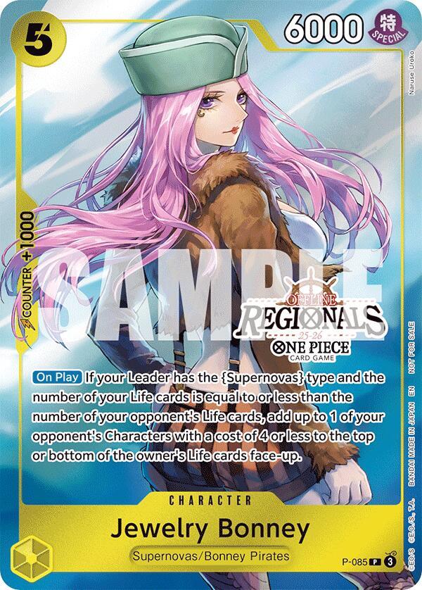 Jewelry Bonney Offline Regional Participation Pack 2025 Vol2 P-085 (One Piece Promotion Cards)  - Foil