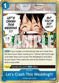 Let's Crash This Wedding!!! OP11-060 (A Fist of Divine Speed)  - Foil