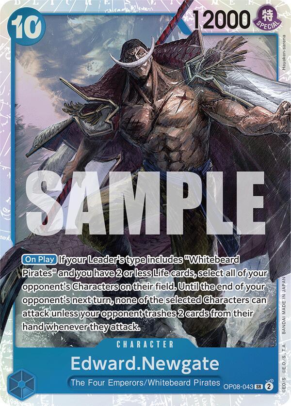 Edward.Newgate OP08-043 (Two Legends)  - Foil