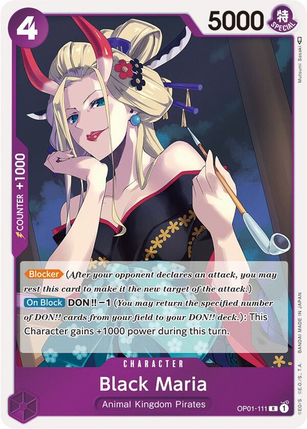 Black Maria OP01-111 (Romance Dawn)  - Foil
