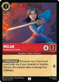 Mulan, Standing Her Ground 126/204 (Whispers in the Well)  - Cold Foil